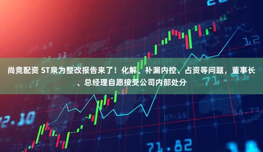 尚竞配资 ST泉为整改报告来了！化解、补漏内控、占资等问题，董事长、总经理自愿接受公司内部处分